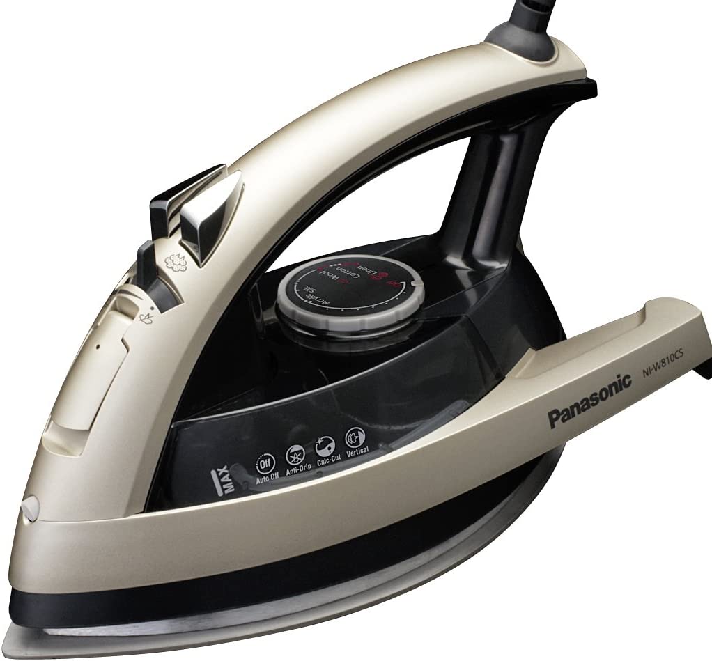 Panasonic NI-W810CS Multi-Directional Steam/Dry Iron with Ceramic Soleplate. MEDIUM. Black