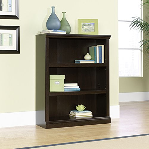 Sauder Select 3-Shelf Bookcase. Jamocha Wood Finish