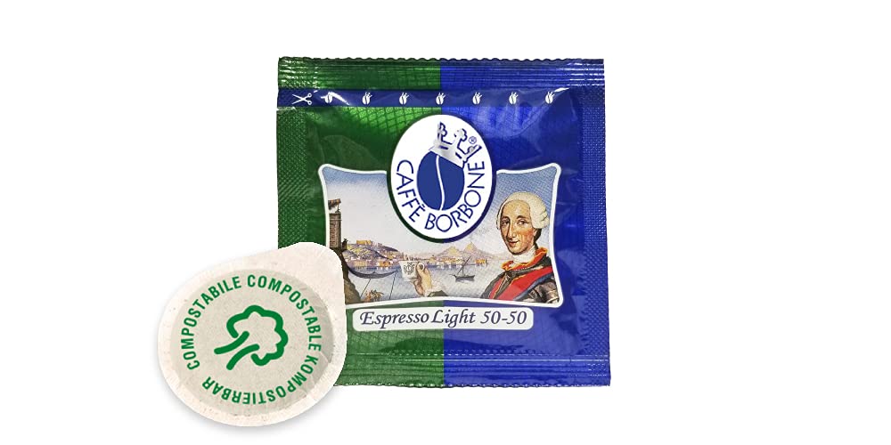 Caffe Borbone ESE Coffee Pods. Light 50-50 Blend (150 Pods)