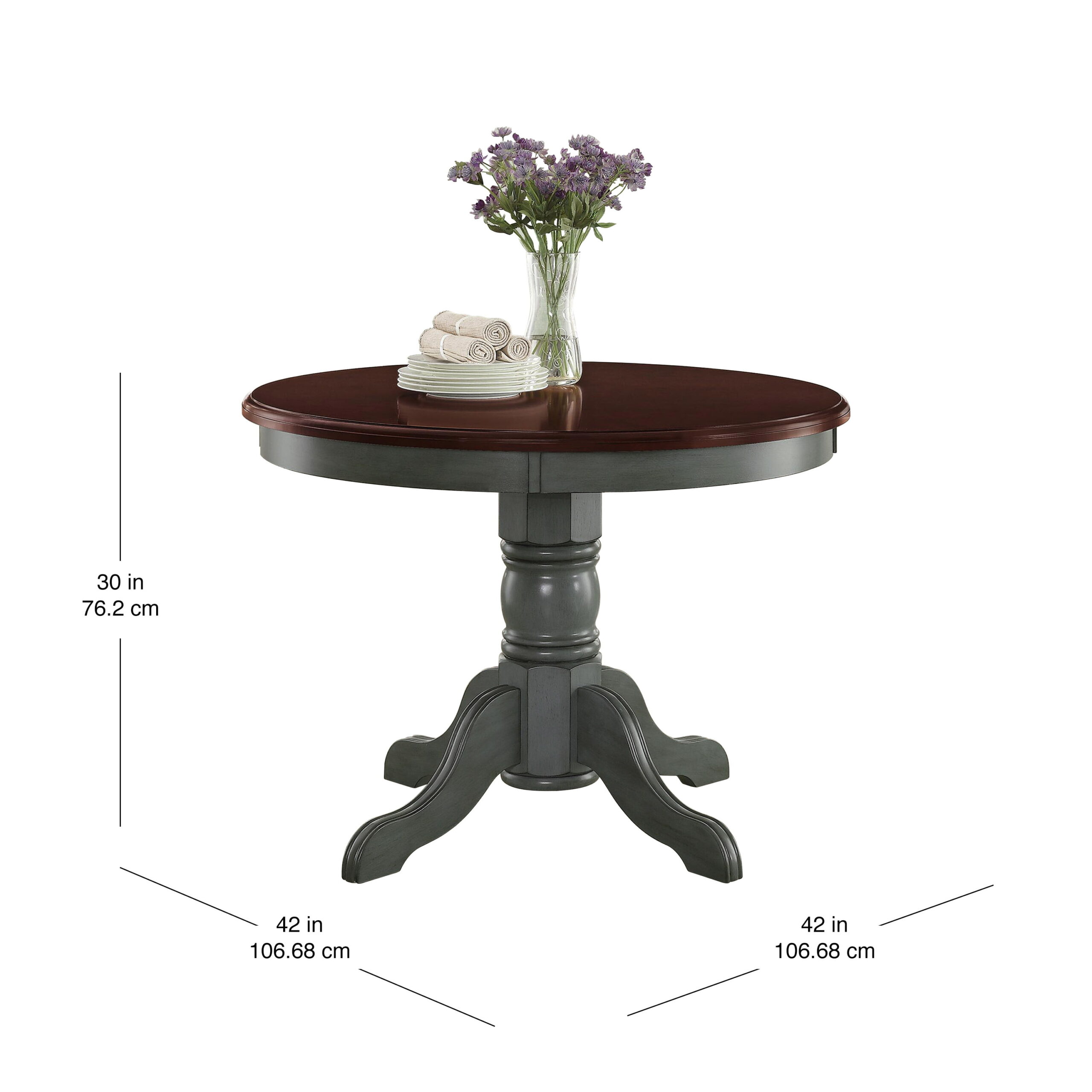 Better Homes & Gardens Cambridge Place Dining Table. Blue & Mocha Finish