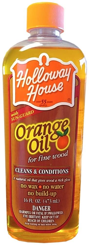 Holloway House Pure Orange Oil For Fine Wood. 16 Ounce Bottle