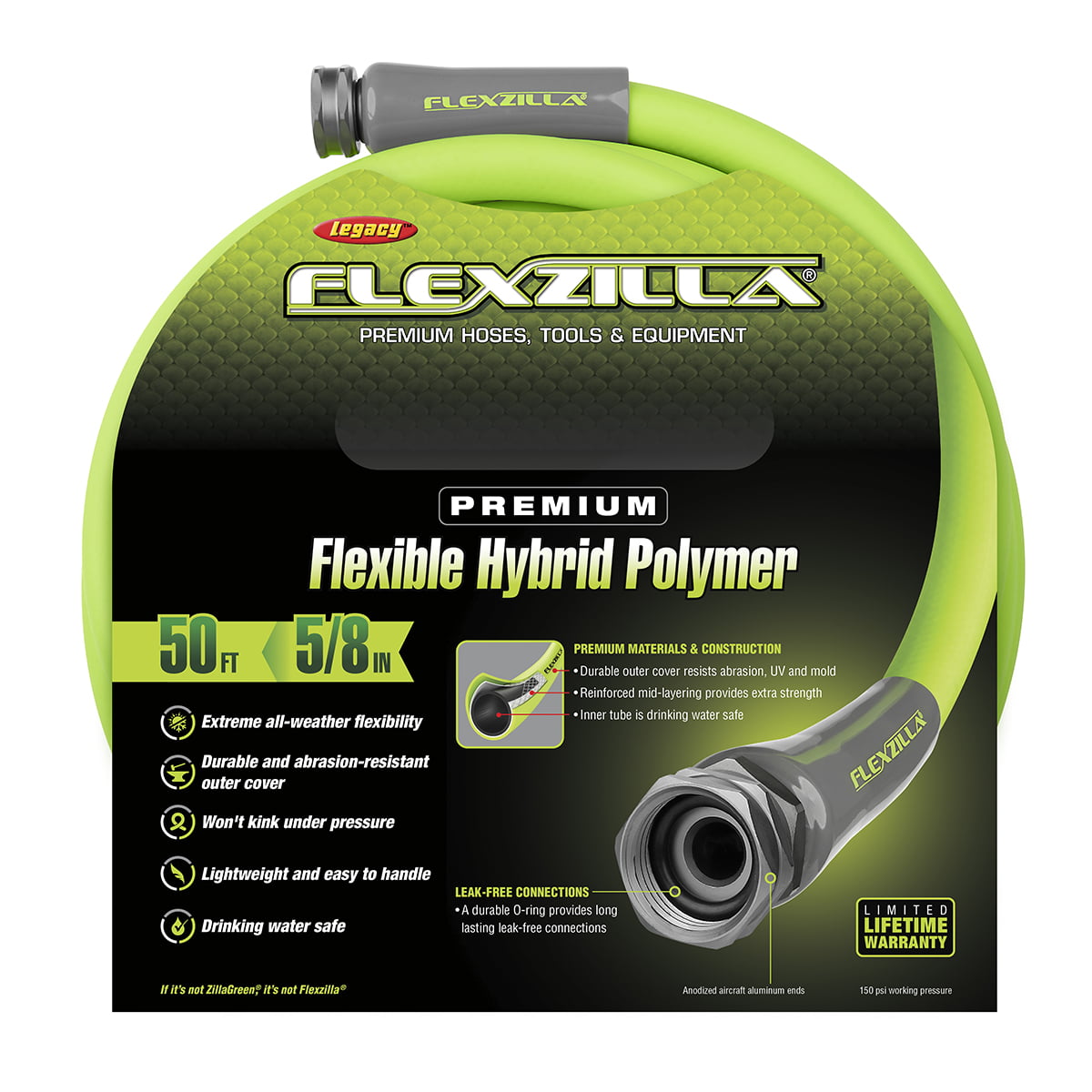 Flexzilla® Garden Hose. 5/8″ x 50′