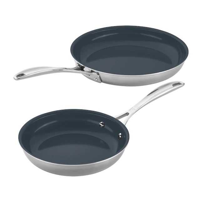 Zwilling Clad CFX 11-in Steel with Non-stick Coating Skillet Set