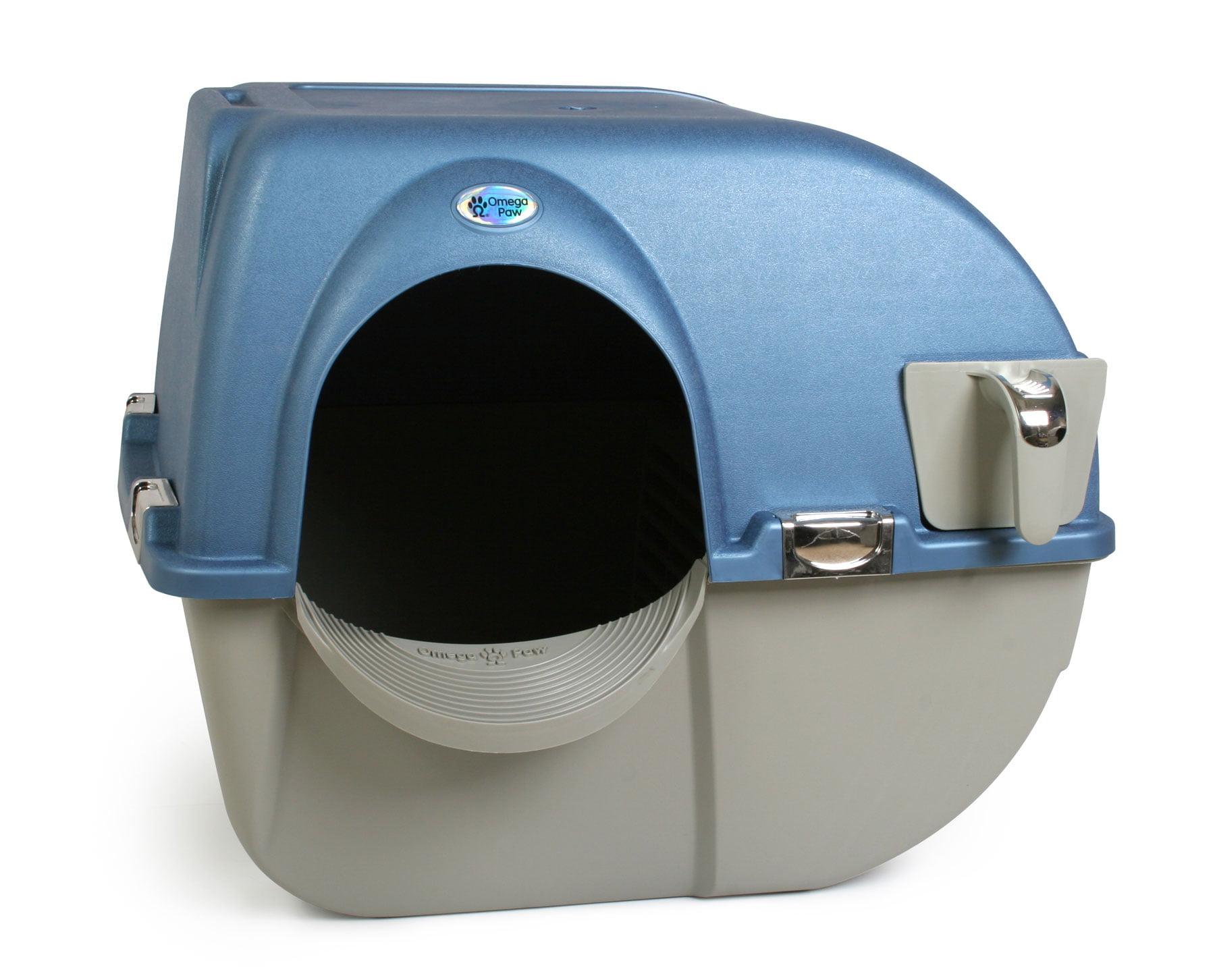 Omega Paw Premium Roll ‘n Clean Self Cleaning Cat Litter Box. Large