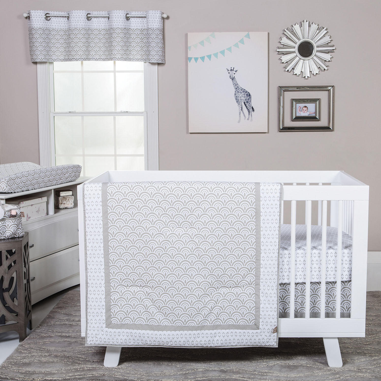 Trend Lab 3-Piece Crib Bedding Set. Art Deco
