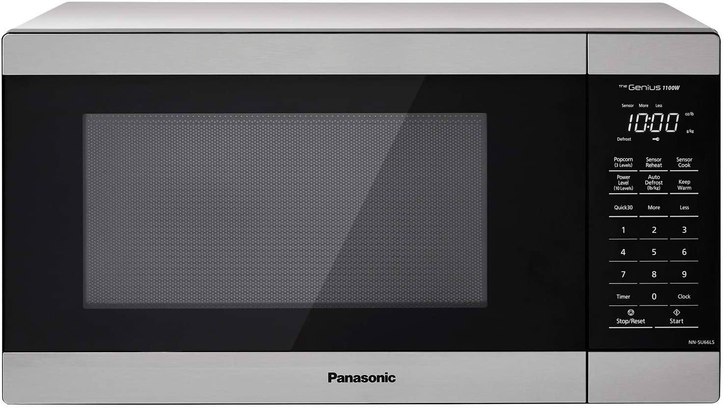 Panasonic NN-SU66LS Genius Sensor 1000W Countertop Microwave Oven. 1.3 cu ft. Stainless Steel