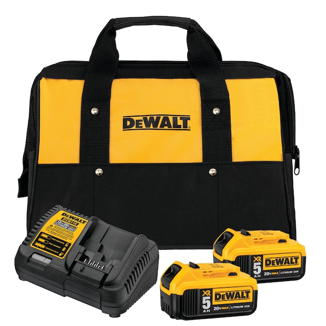 DEWALT DCB205-2CK 20V Max Battery Starter Kit with 2 Batteries. 5.0Ah
