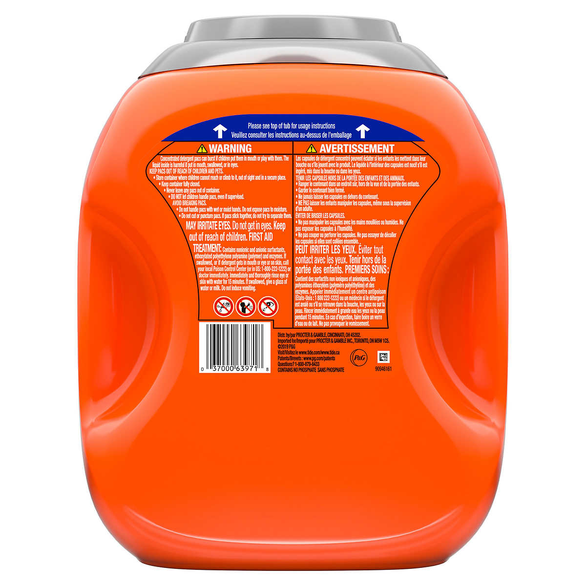 Tide Pods with Ultra Oxi HE Laundry Detergent Pods. 104 Count