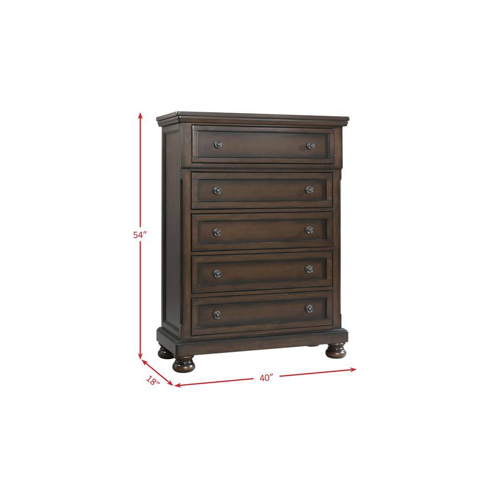 Picket House Furnishings  Kingsley Walnut Chest of Drawers