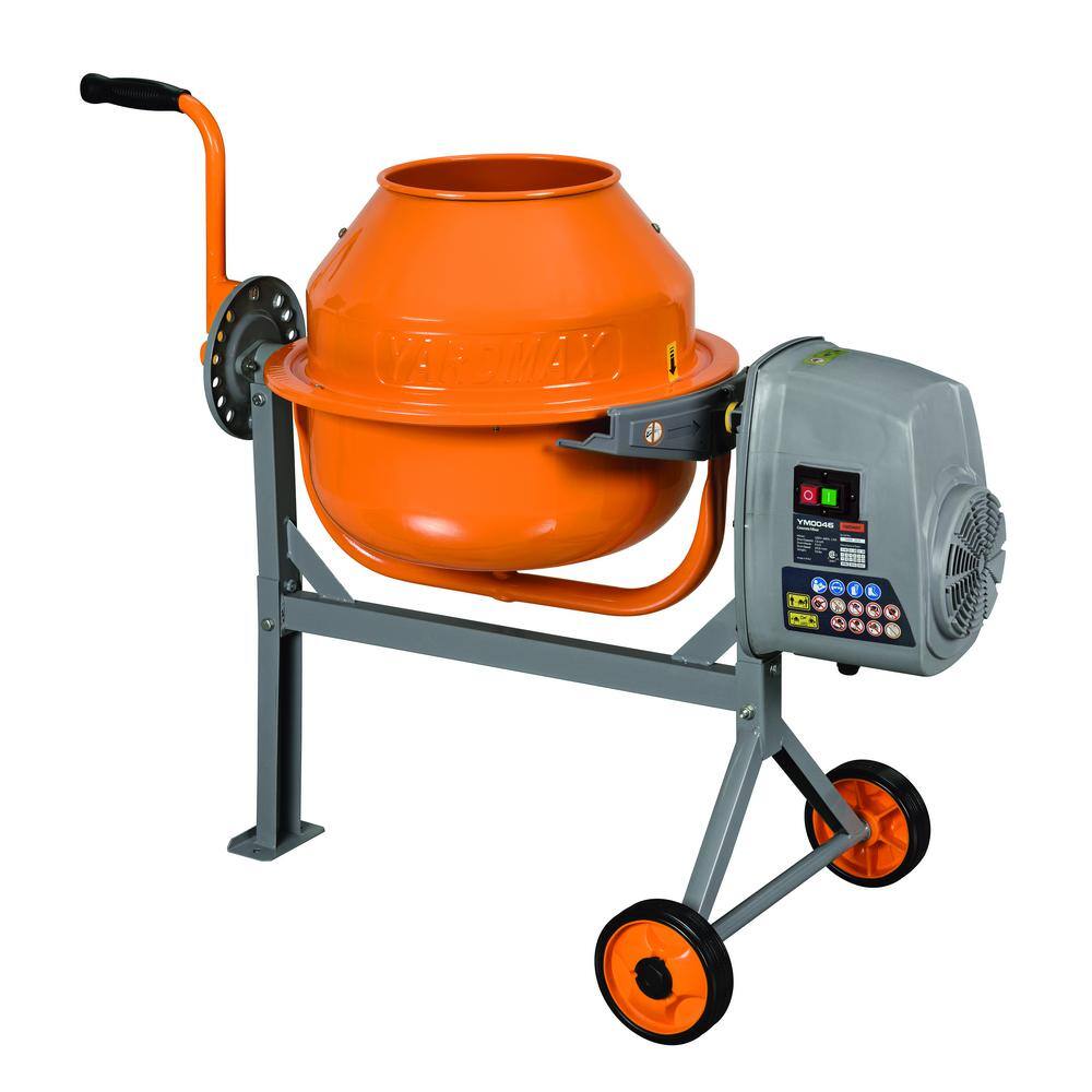 YARDMAX YM0046 1.6 cu. ft. Concrete Mixer