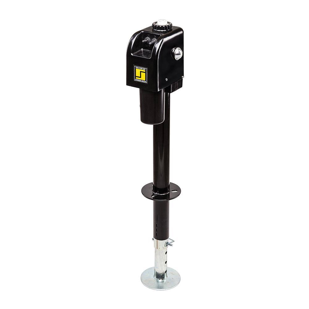 Stromberg Carlson Products JET-3755 3500 lb. Black Electric Tongue Jack with Light