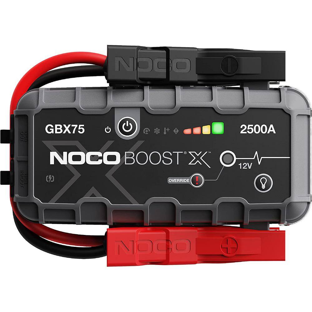 NOCO GBX75 Boost X 12-Volt 2500 Amp Lithium Jump Starter