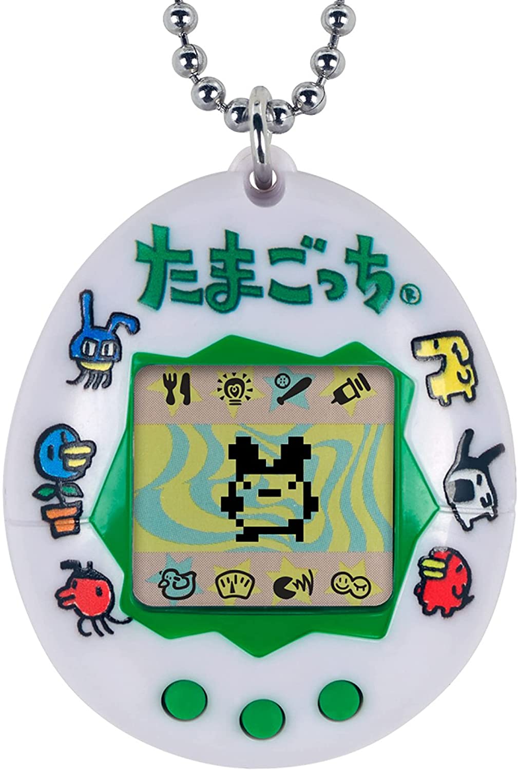 Bandai America Original Tamagotchi. Flower Gingham