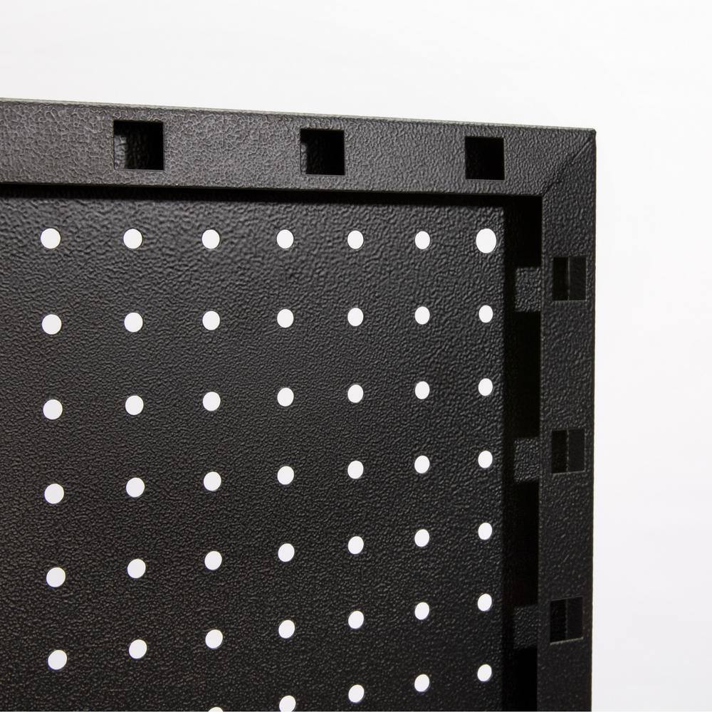 DEWALT DXST10000PBK 71 in. H x 24 in. W Pegboard Black Metal Kit for DXST10000 6 ft. Industrial Storage Rack