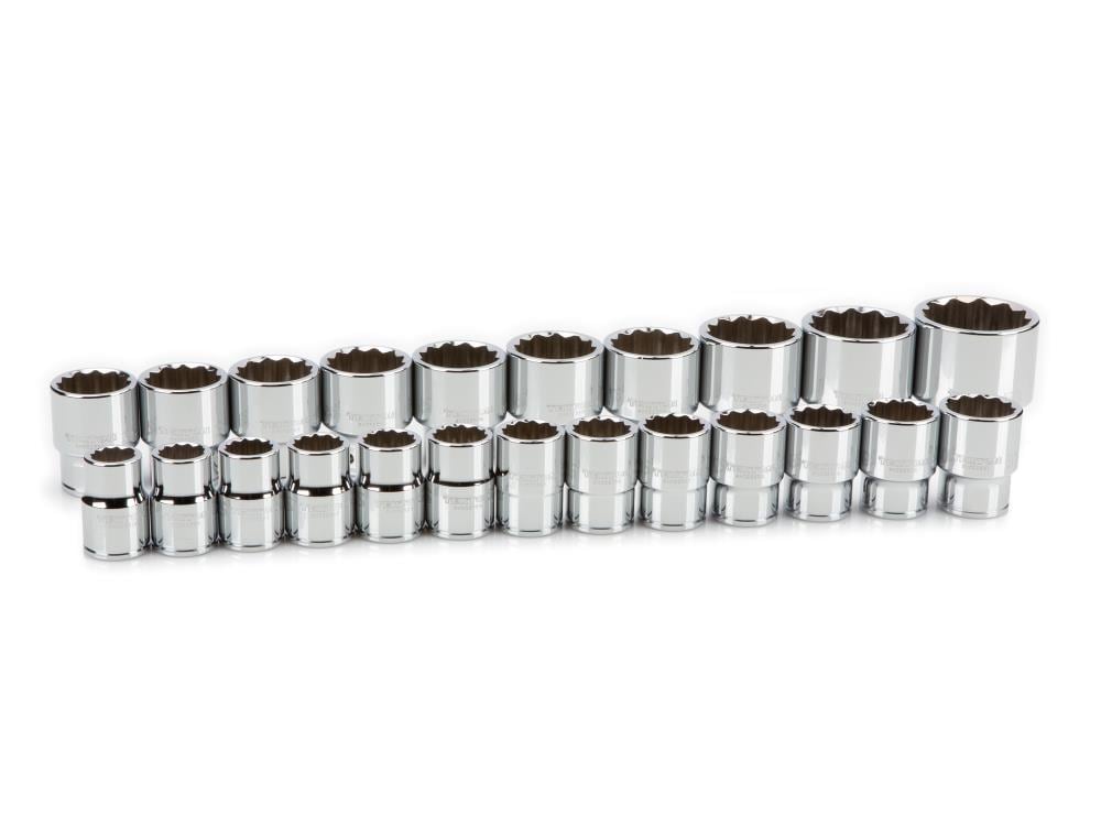 TEKTON 23-Piece Metric 3/4-in Drive 12-point Set Intermediate Socket Set