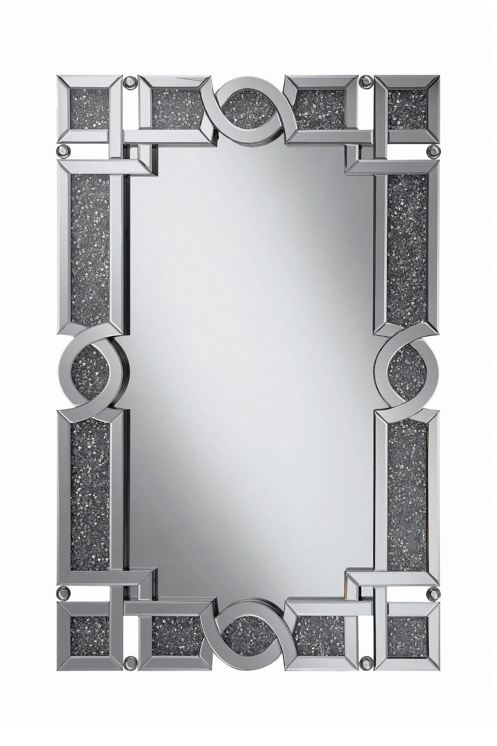 Coaster Company Metal Base Floor Lamp Chrome and Crystal