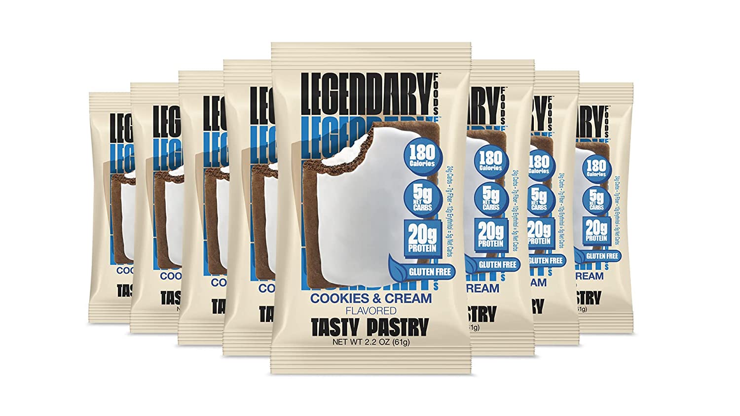 Legendary Foods Cake Style Tasty Protein Pastry | Low Carb | Keto Friendly