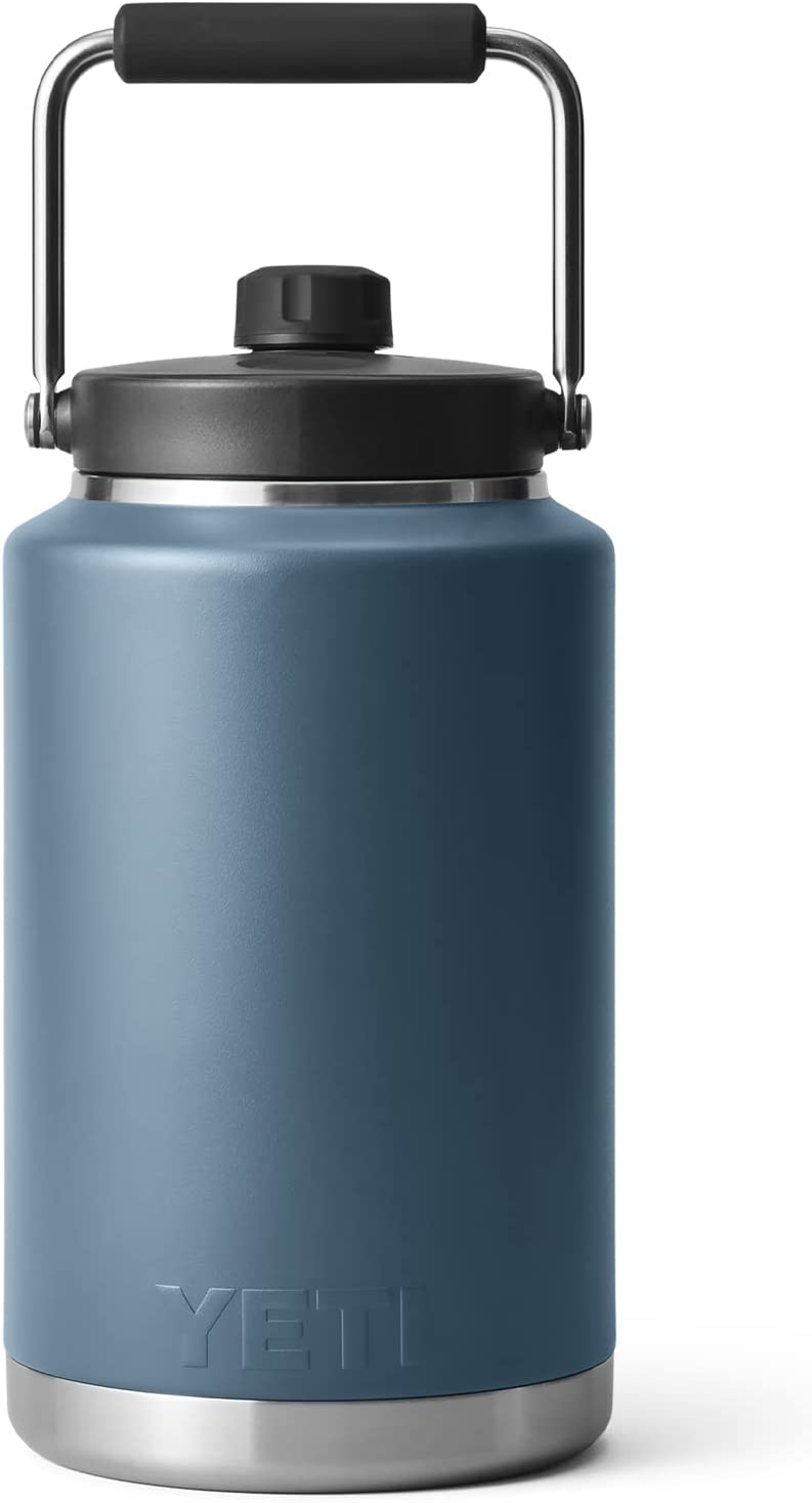 YETI Rambler Gallon Jug. Vacuum Insulated. Stainless Steel with MagCap. Nordic Blue