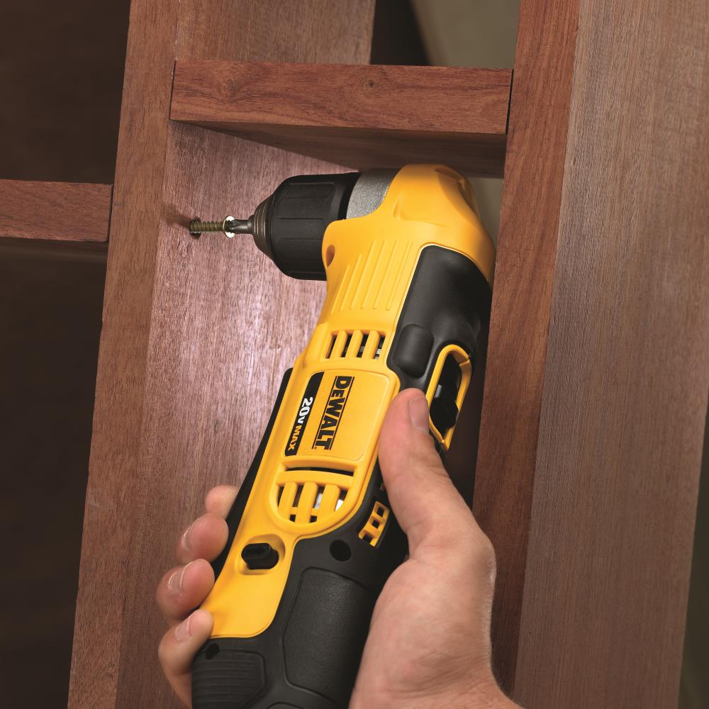 DEWALT 20-volt Max 3/8-in Right Angle Cordless Drill (1 Li-ion Battery Included and Charger Included)