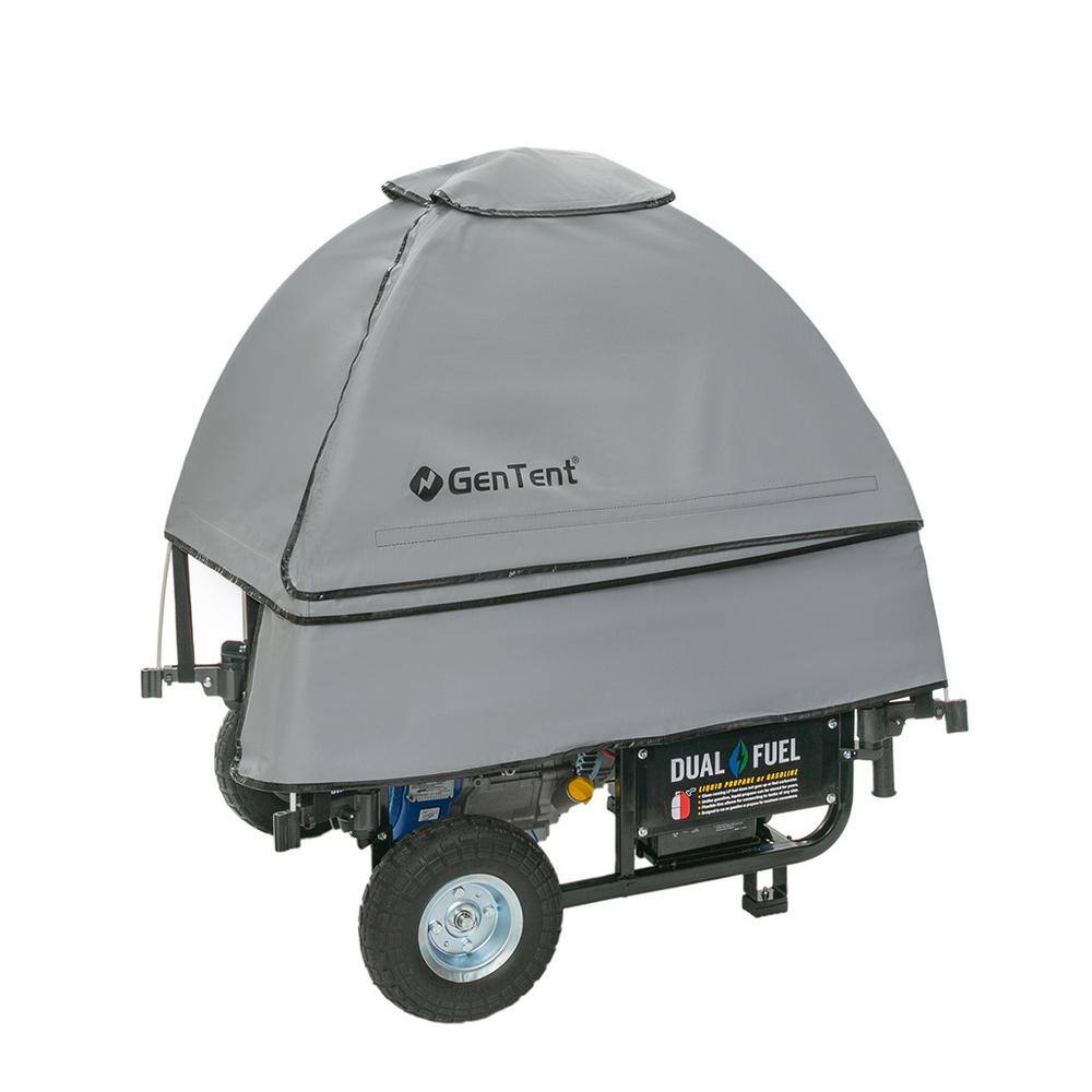 GenTent GTOPFUASGR Generator Running Cover - Universal Kit (Standard. Grey) - for Open Frame Portable Generators