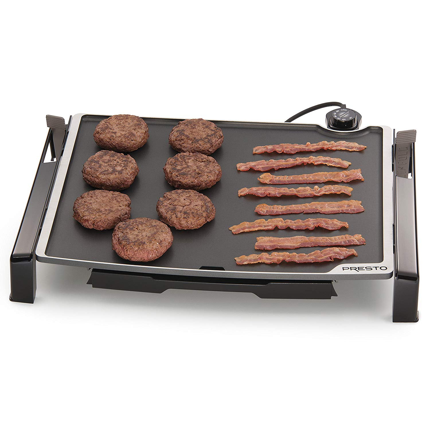 Presto® 19-inch Electric Tilt-N-Fold XL™ Griddle 07073. Black