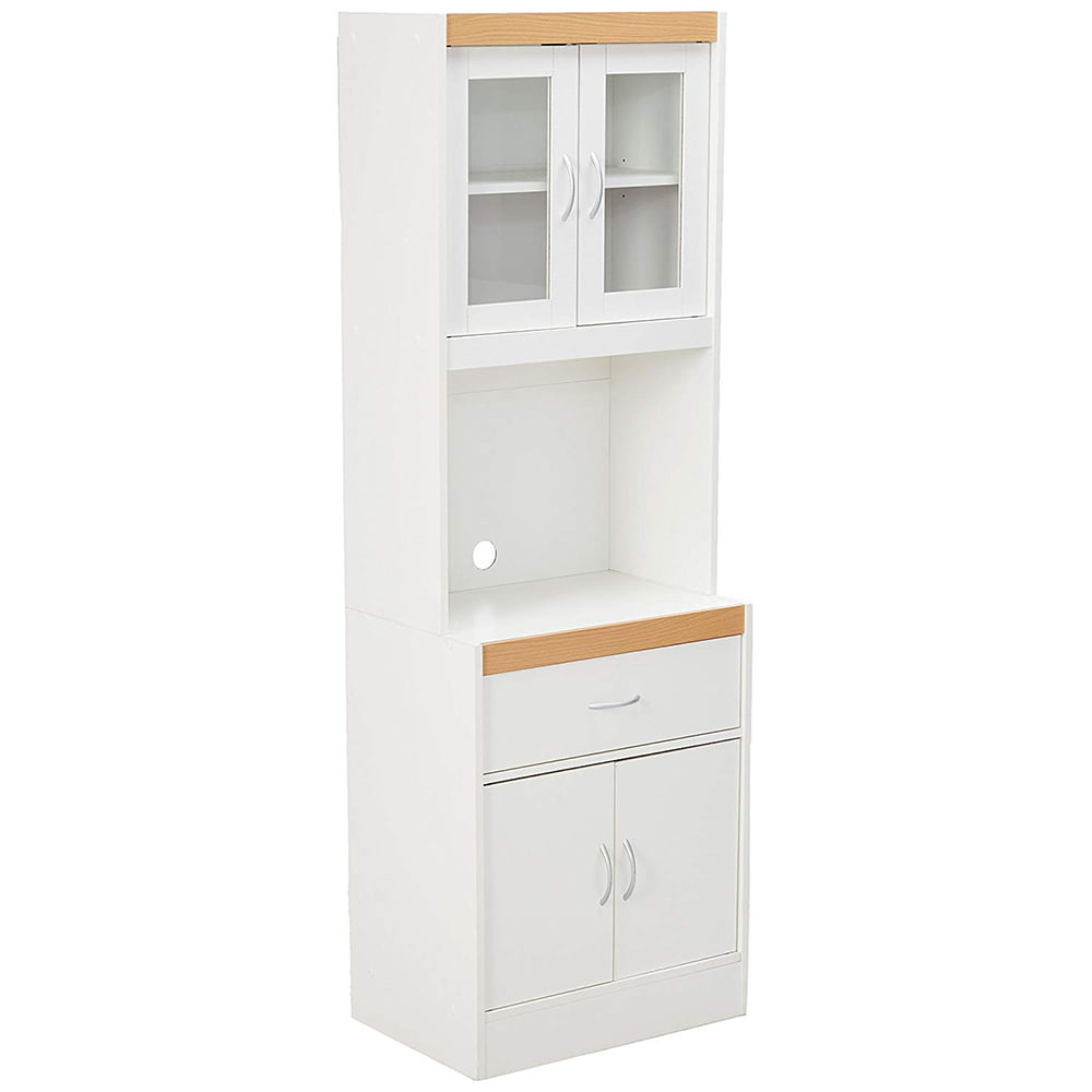 Hodedah Kitchen Cabinet in White