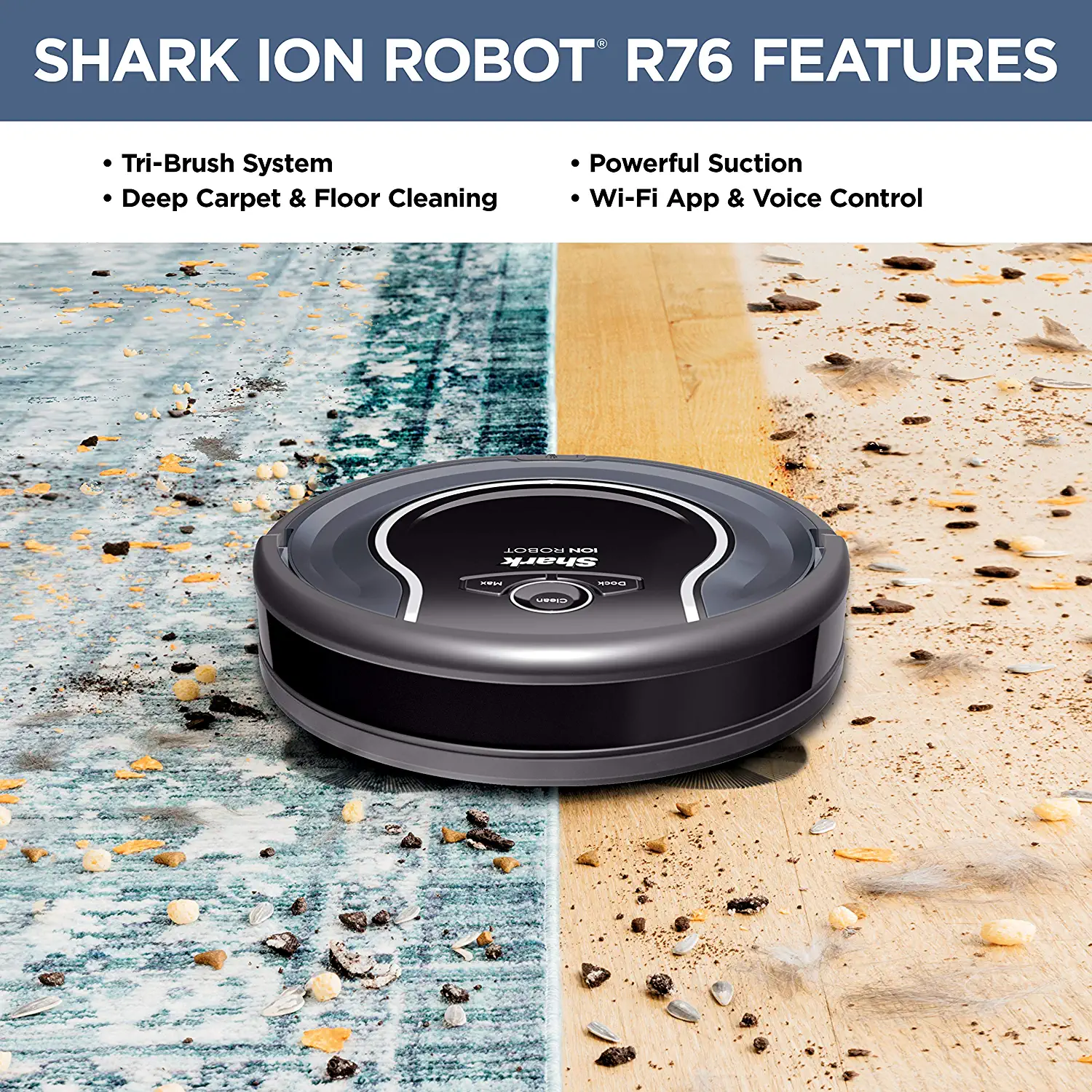 Shark RV761 ION. Multi-Surface Cleaning Auto Charging Robotic Vacuum