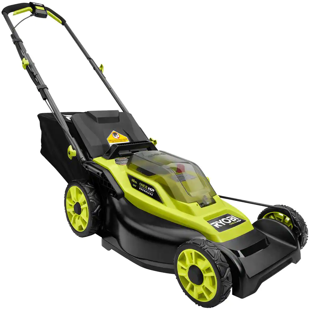 RYOBI P1109BTLVNM ONE+ HP 18V Brushless 16 in. Cordless Battery Walk Behind Push Lawn Mower (Tool Only)