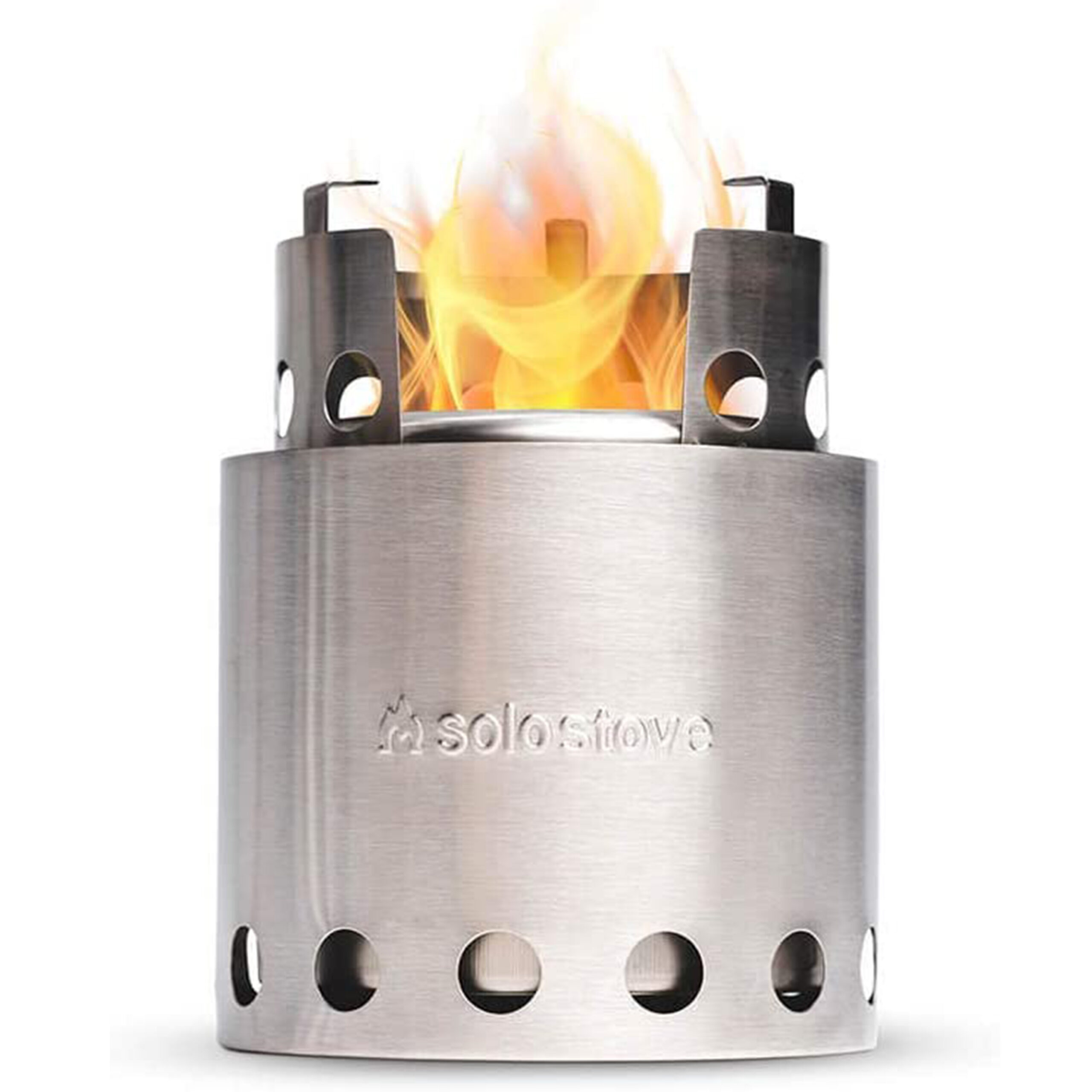 Solo Stove Lite. Portable Camping Hiking and Survival Stove. Powerful Efficient Wood Burning and Low Smoke. 1-2 People. 304 Stainless Steel. Compact 5.7″x4.2″ and Lightweight 9 oz
