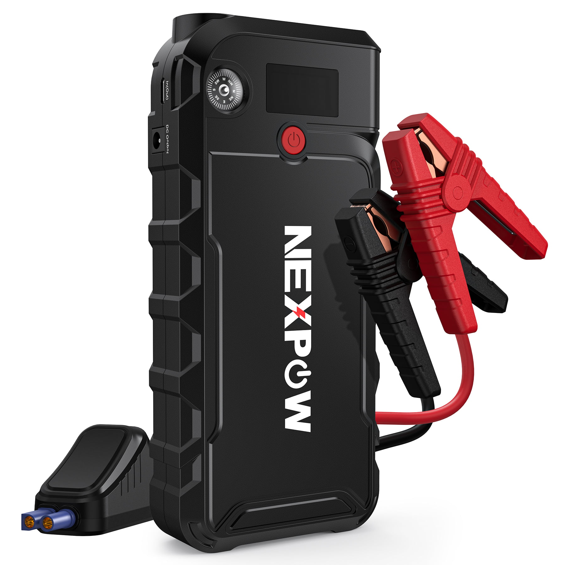 NEXPOW Battery Jump Starter - 3000A Peak 23800mAH Car Jump Starter (up to 9.0L Gas or 8.5L Diesel Engine) - 12V Portable Battery Booster with LCD Display