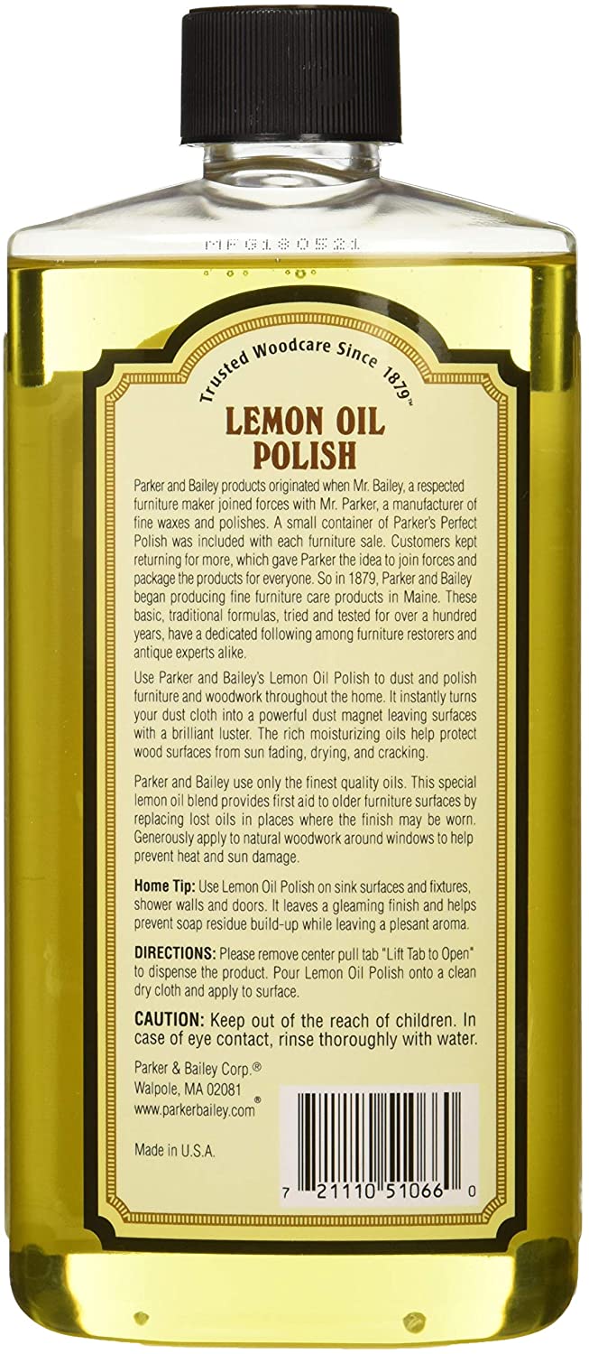 Parker & Bailey Natural Lemon Oil Polish 16oz