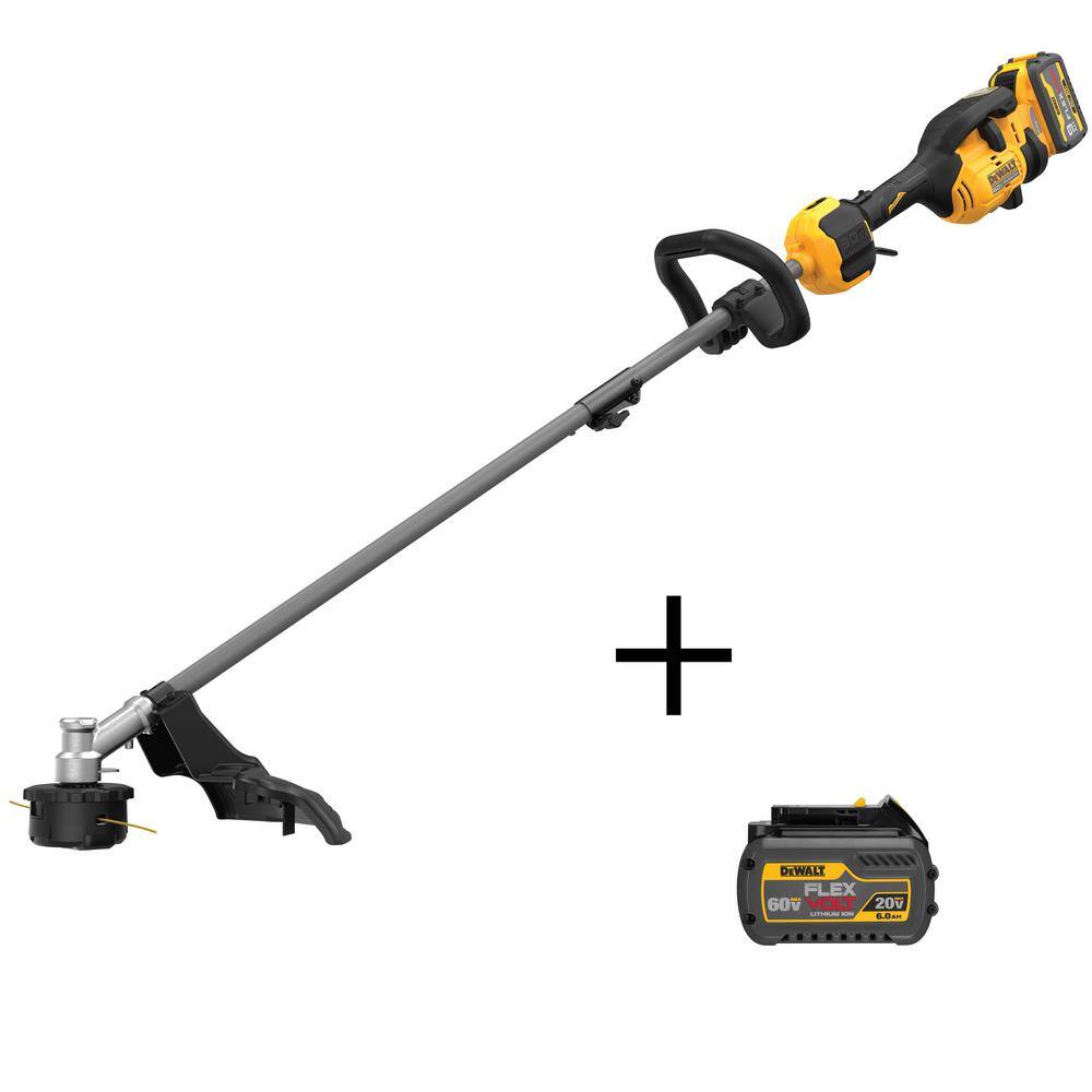 DEWALT DCST972X1WCB606 String Trimmer 60-V Brushless Cordless W/(2) FLEXVOLT Batteries + Charger