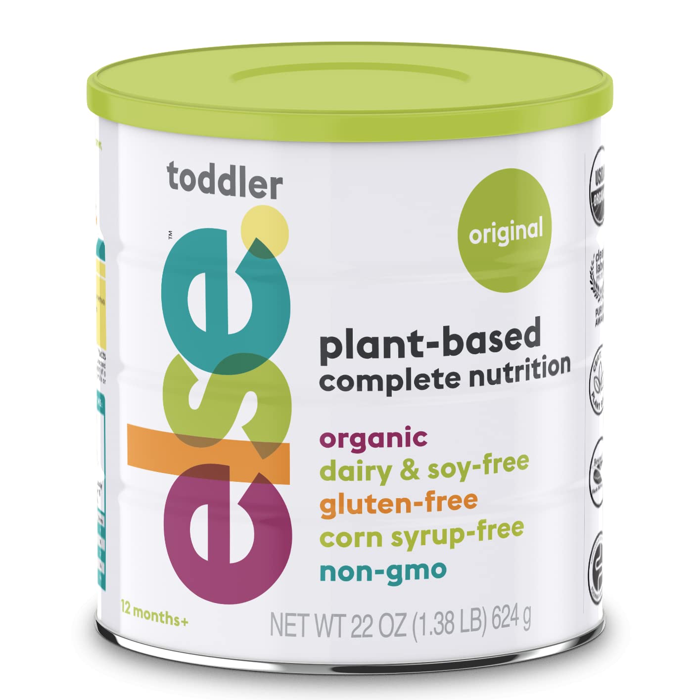 Else Plant-Based Complete Nutrition Formula for Toddlers. 22 Oz.1.38 Pound (Pack of 1)