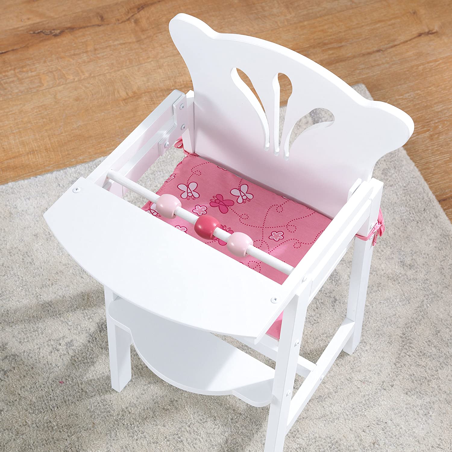 KidKraft Lil- Doll High Chair. White. Gift for Ages 3+