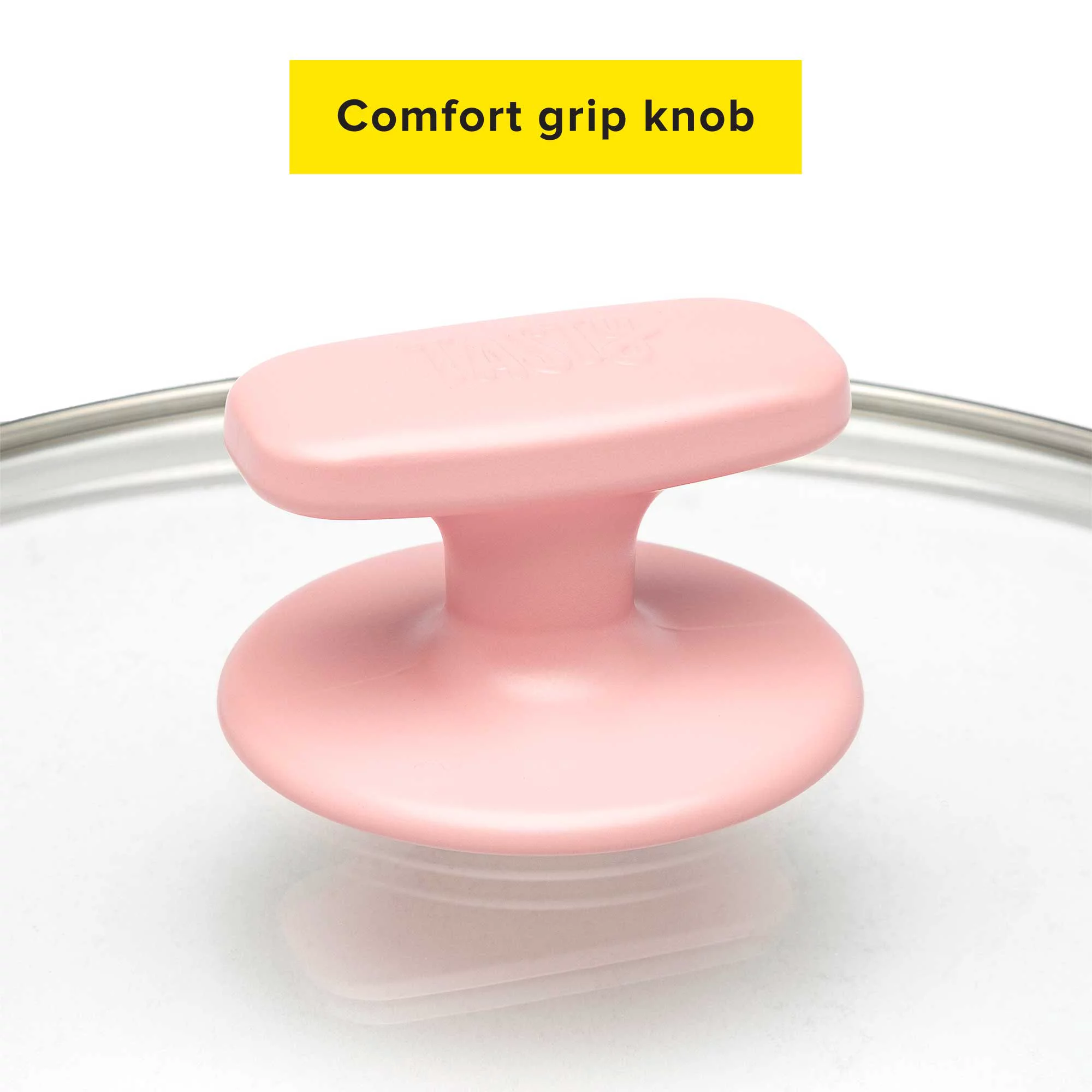 Tasty Ceramic Titanium-Reinforced Cookware Set. Pink. 16 Piece