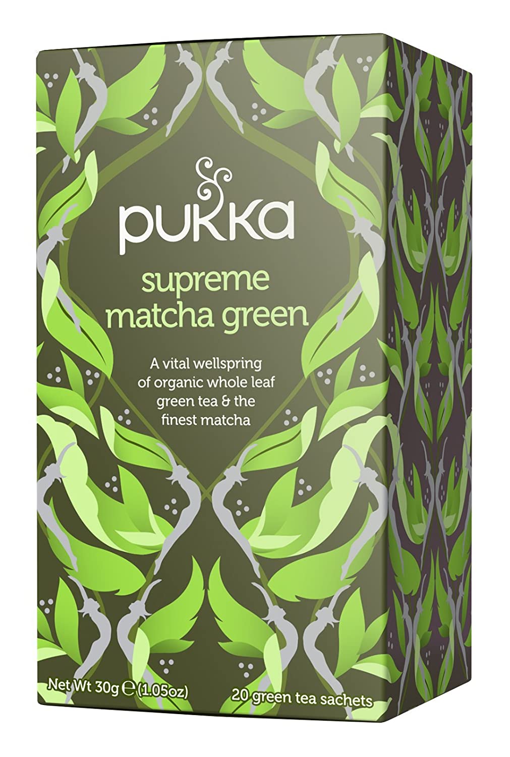 Pukka Supreme Matcha Green. Organic Herbal Green Tea. 20 Count. Pack of 6
