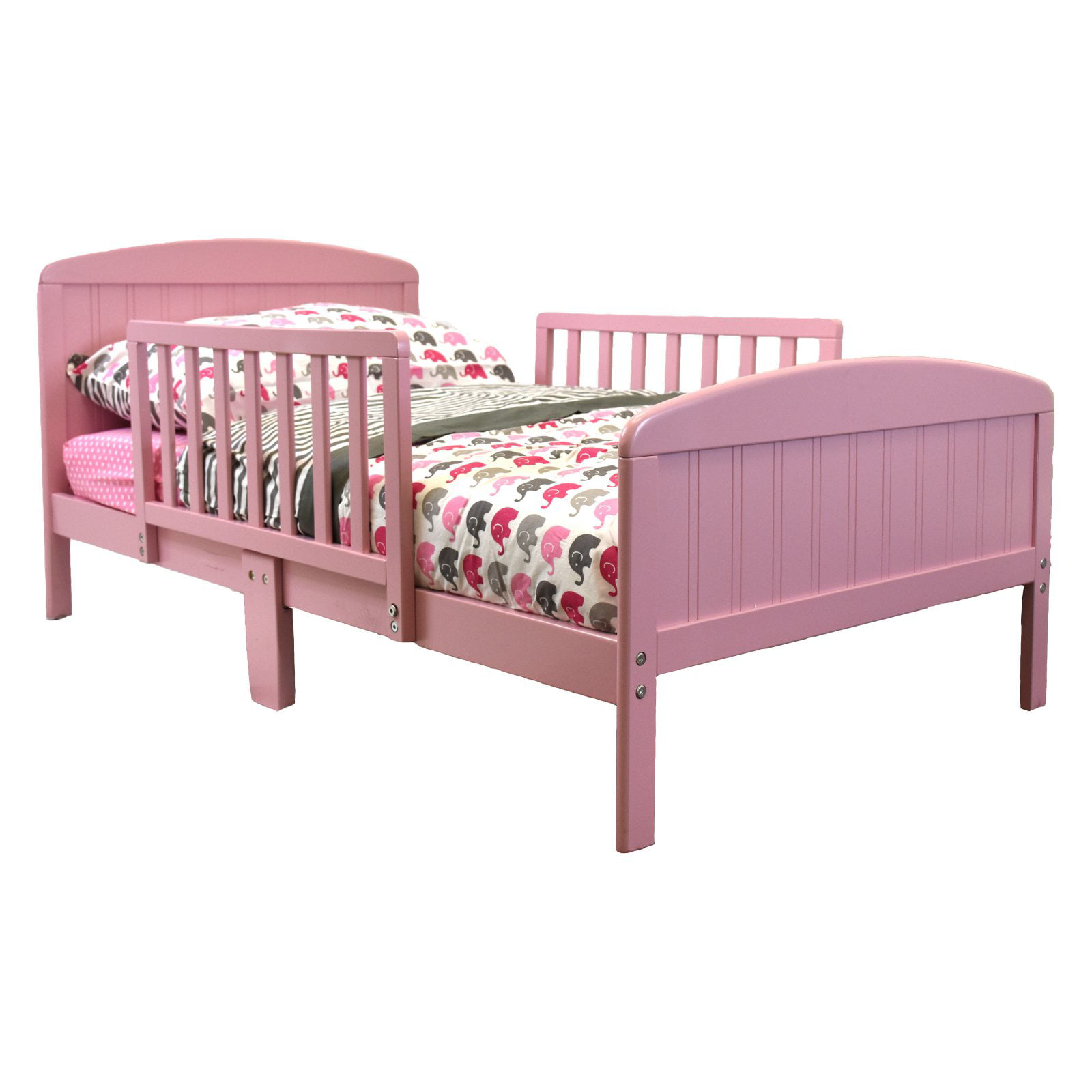 BK Furniture Harrisburg XL Wooden Toddler Bed. Pink