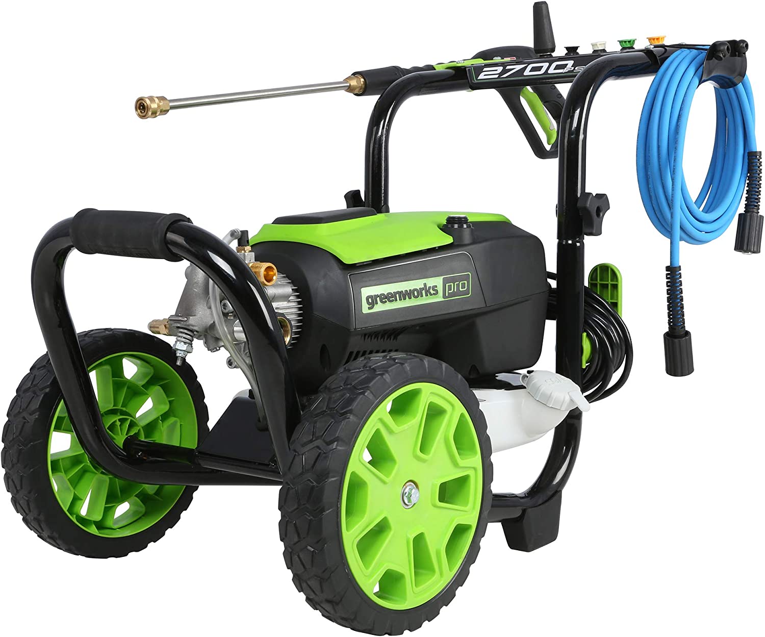 Greenworks GPW2700 Pro 2700 PSI 2.3-Gallon-GPM Cold Water Electric Pressure Washer