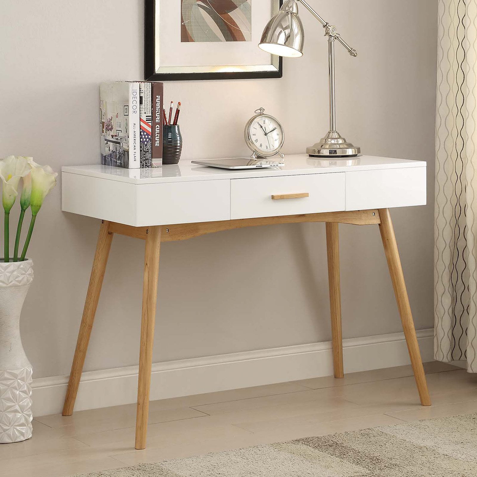 Convenience Concepts Oslo One-Drawer Desk