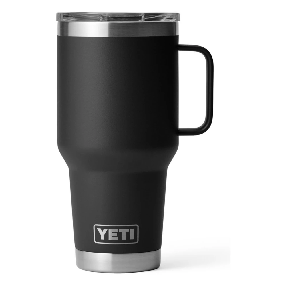 YETI Rambler 30 oz Travel Mug with Stronghold Lid. Black