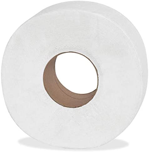 Genuine Joe 2-Ply Embossed Jumbo Roll Bathroom Tissue