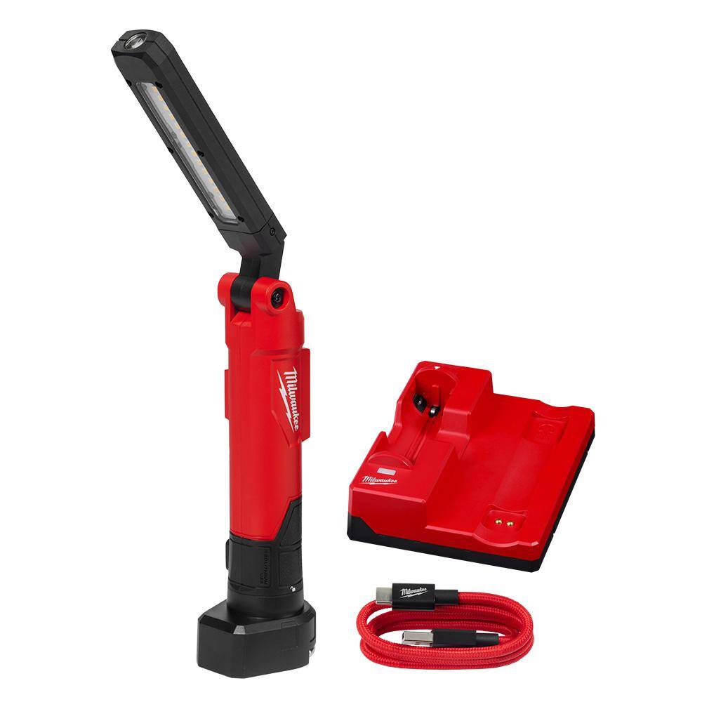 Milwaukee 2128-22 550 Lumens LED REDLITHIUM USB Stick Light with Magnet and Charging Dock