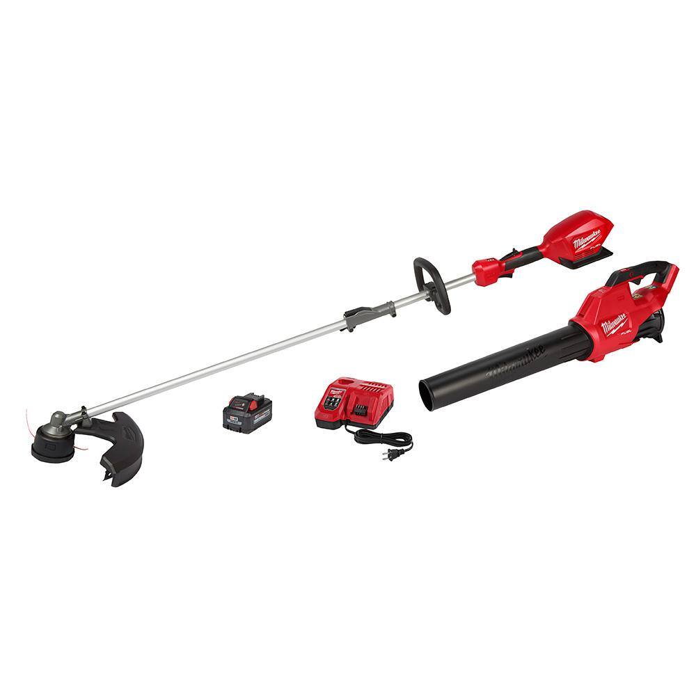 Milwaukee 3000-21 M18 FUEL 18-Volt Lithium-Ion Brushless Cordless QUIK-LOK String Trimmer/Blower Combo Kit with Battery & Charger (2-Tool)