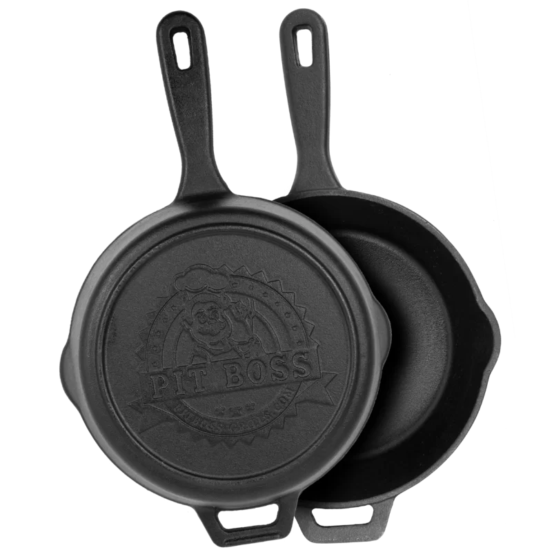 Pit Boss 68006 14 Cast Iron Deep Skillet w/ Lid