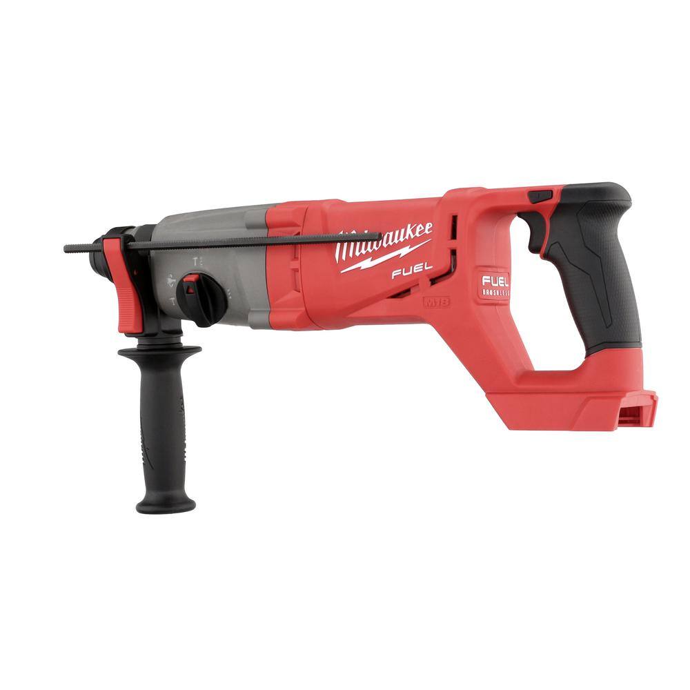 Milwaukee 2713-20 M18 FUEL 18V Lithium-Ion Brushless Cordless 1 in. SDS-Plus D-Handle Rotary Hammer (Tool-Only)