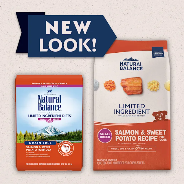 Natural Balance Limited Ingredient Diets Salmon & Sweet Potato Formula Small Breed Bites Dry Dog Food. 12 lbs.