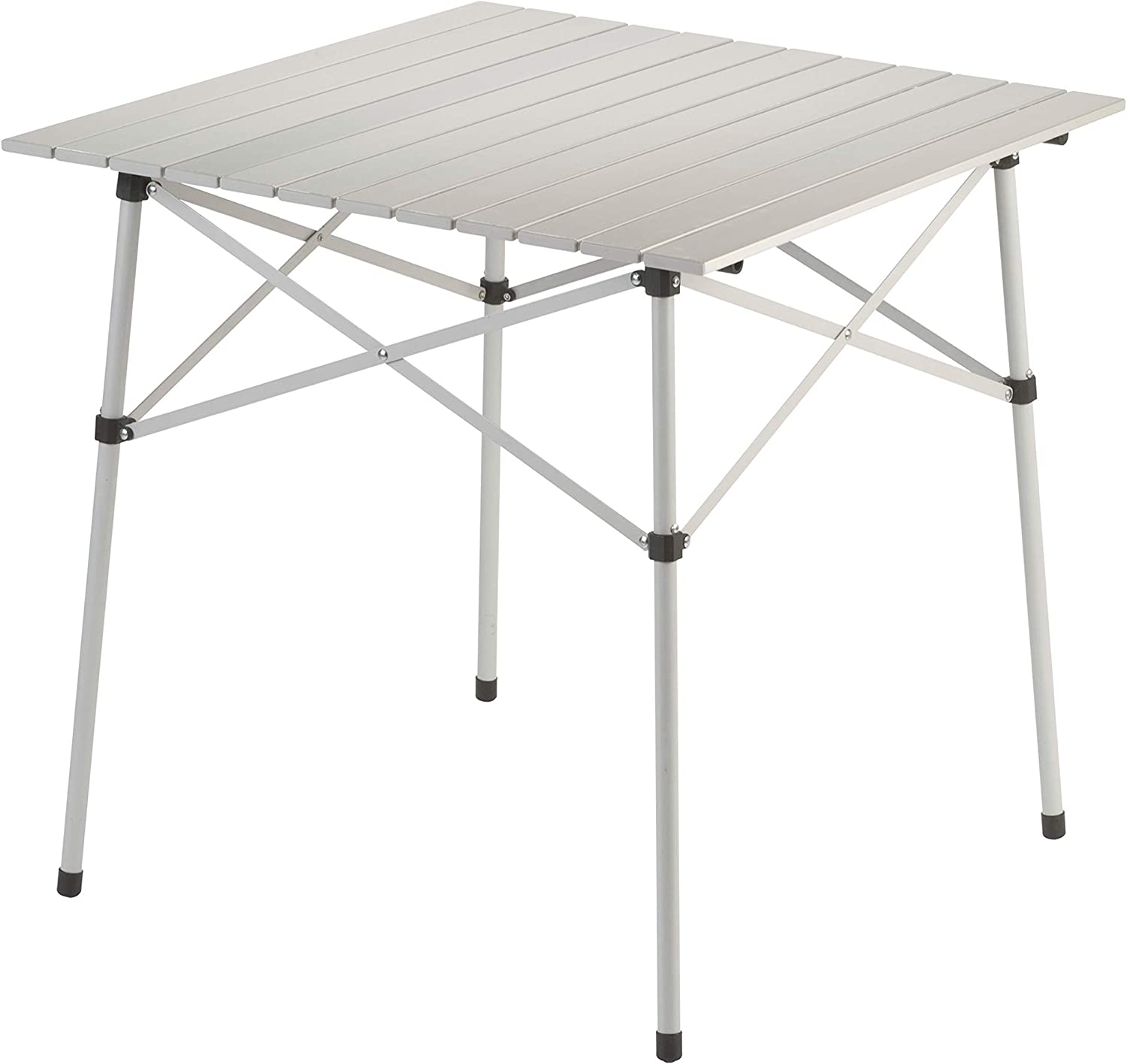 Coleman Outdoor Folding Table | Ultra Compact Aluminum Camping Table. White