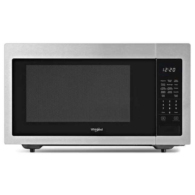 Whirlpool WMC30516HZ 1.6-cu ft 1200-Watt Countertop Microwave (Fingerprint Resistant Stainless Steel)