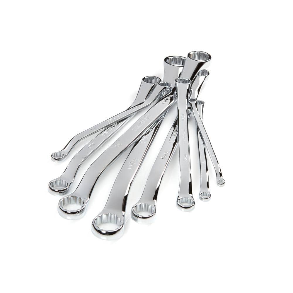 TEKTON WBE23408 45-Degree Offset Box End Wrench Set. 8-Piece (1/4 - 1-1/4 in.) - Holder