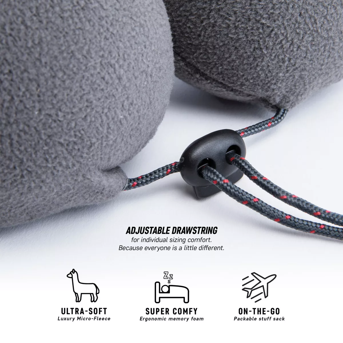 Grand Trunk Men-s Blackout Hooded Neck Pillow